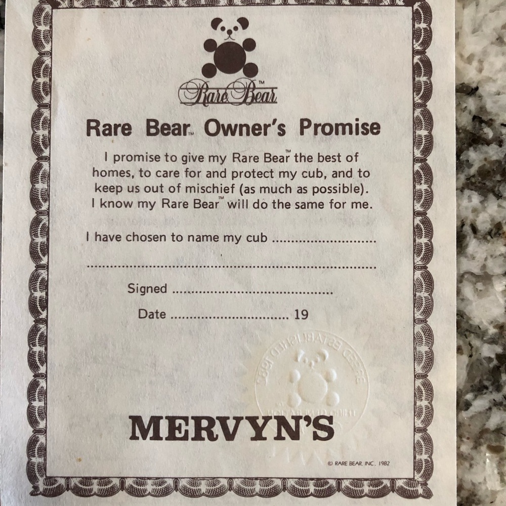 Collectible Mink “RARE BEAR”. - Picture 7 of 9